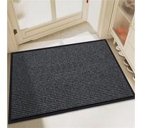 ZJIQOH Zerbino Ingresso Interno Impermeabile E Lavabile, Tappeto Cucina Antiscivolo In Gomma Super Assorbente, Stuoia Cattura Sporco Moderna per Entrata, Da Esterno(100 x 120 cm)