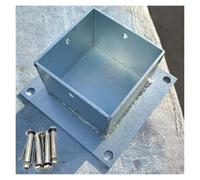 ZJKXJH Supporto Pali Quadrati Basi per Colonne in Acciaio Inossidabile per Impieghi Gravosi per Recinzioni Esterne, Staffa per Colonne con Hardware di Montaggio(55x55x80mm/2.2x2.2x3.1in)