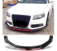 zjlgs Spoiler Anteriore Sottoparaurti per Audi A4 B8 S4 2008-2010, Paraurti Anteriore Spoiler Lip Splitter Diffusore Modifica Auto Spoiler Frontali