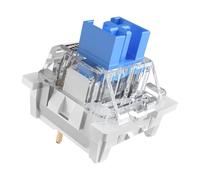 Zjmehty Outemu - Interruttori per tastiera, antipolvere, blu, per tastiera meccanica MX, 50 gf/3 pin, interruttore clicky/basso profilo (blu, 108 pezzi)