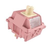 Zjmehty Outemu Red Bean Creamy Keyboard Switch con diffusore per tastiera meccanica mx, interruttori lineari, preunti (45 pezzi)
