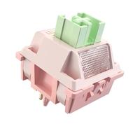 Zjmehty Outemu White Peach Silent Switches, 40 gf più silenzioso dell'originale, pre-lubrificato, interruttore lineare antipolvere, adatto per tastiere meccaniche MX (confezione da 108)