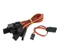 ZJNWTVUH 10 pz 100mm 150mm 300mm 500mm Cavi di prolunga Servo RC compatibili con connettori standard JR per modelli UAV quadricottero drone elicottero RC(150MM)