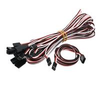 ZJNWTVUH 10 pz 100mm 150mm 300mm 500mm Cavi di prolunga Servo RC compatibili con connettori standard JR per modelli UAV quadricottero drone elicottero RC(1000MM)