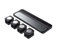 ZJNWTVUH Organizer mobile magnetico con morsetto per cavi dati compatibile con la sostituzione aftermarket del supporto per telefono cellulare con base magnetica universale per montaggio su tavolo