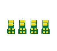 ZJNWTVUH Set di Circuiti Integrati del Toner compatibile Per M255dw M283fdw M283cdw M282 M283 Modelli W2210A W2210X W2110A W2110X 207X 206X 207A 206A(207A for replace)