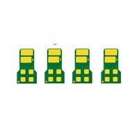 ZJNWTVUH Set di Circuiti Integrati del Toner compatibile Per M255dw M283fdw M283cdw M282 M283 Modelli W2210A W2210X W2110A W2110X 207X 206X 207A 206A(206X for replace)