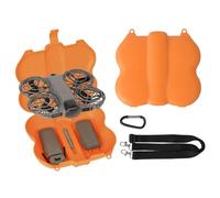 ZJRXM Neo 2 - Custodia protettiva rigida portatile per drone DJI Neo 2 e accessori per batteria, compatibile con ricevitore digitale Neo 2, portatile, leggera e compatta, Colore: arancione., 177*163