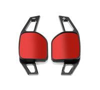 ZJSSJZ Paddle Cambio Esteso per A4 B8 A3 8P S3 A5 A6 S6 C6 Q5 A8 R8 TTS MK2 8J Avant 2 Pezzi Palette del Volante Estensione Cambio Auto Styling(Black)