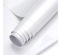 ZJTAPE Rotolo di Vinile Olografico Bianca in Vinile - 30,5 x 500 cm, Permanente Bianca Vinile Rotolo Pellicola, Per Progetti di Artigianato, decorazione di feste, adesivi, adesivi per auto