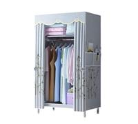 ZJTHY Armadi portatili in poliestere con organizzatore di stoccaggio di abbigliamento da salvamento spaziale tende organizzatore di stoccaggio leggero per camera da letto