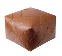 ZJTHY Cuoio ottomani Nascosto Borsa di stoccaggio Nascosto Sgabello da stoccaggio Pieghevole ottomana con Cerniera per Soggiorno