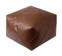 ZJTHY Cuoio ottomani Nascosto Borsa di stoccaggio Nascosto Sgabello da stoccaggio Pieghevole ottomana con Cerniera per Soggiorno