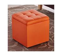 ZJTHY Ottomani in Pelle con Spugna ad Alta resilienza Squama Elegante Piccolo dormitorio ottomano Robusto Sgabello da vanità con poggiapiedi compatti