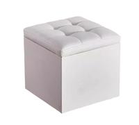 ZJTHY Ottomani in Pelle con Spugna ad Alta resilienza Squama Elegante Piccolo dormitorio ottomano Robusto Sgabello da vanità con poggiapiedi compatti