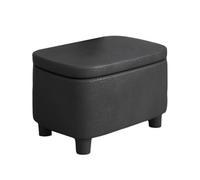 ZJTHY Ottomani in Pelle con Telaio in Legno Multi-Funzionale Sgabello ad Alta resilienza con Spugna di Spugna Elegante Pouf.
