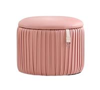 ZJTHY Ottomani in Poliestere con Cornice in Legno Moderno Pouf Pouf ottomane robuste vanità sgabelli compatti sgabelli