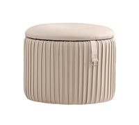 ZJTHY Ottomani in Poliestere con Cornice in Legno Moderno Pouf Pouf ottomane robuste vanità sgabelli compatti sgabelli