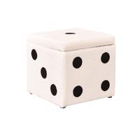 ZJTHY Ottomani in Poliestere con Spugna Altamente Elastica Che riempie Eleganti sgabelli a Sgabello Corto Sgabello Imbottito Pouf