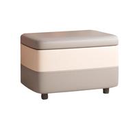 ZJTHY Ottomani in Poliestere con Telaio in Legno Robusto di Riposo ottomano con Coperchio Reversibile ad Alta Resistenza.