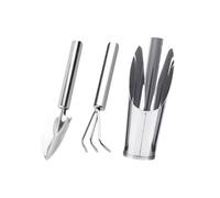 ZJTHY Set di Attrezzi da Giardino in Acciaio Inossidabile con Secchio portaoggetti, Attrezzi da Giardinaggio for la casa, Set di Forniture da Giardinaggio pratiche e Facili da trasportare