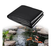 ZJUNLI Fodera Laghetto 1100 x 1600 cm Resistente Telo Durevole Stabile Ai Raggi UV per Laghetti, Laghetti, Giardini Acquatici, Fontane, Nero