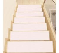 ZJUNLI Tappeti per Scale 5Pcs Tappetini per Gradini Interni 22x62cm Beige | Coprigradini Per Scale, Tappetino Per Scales Per Scale, Interni, In Legno, Piastrelle E Marmo Per Interni