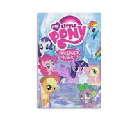ZJWIFHWW Poster decorativo da parete su tela, motivo: My Little Pony Friendship Is Magic, motivo anime "Friendship Is Magic", poster decorativo moderno, per camera da letto, 60 x 90 cm
