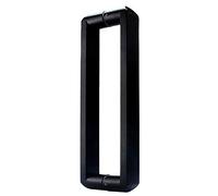 ZJXANMZ Set di Maniglie per Porte scorrevoli in Vetro per fienili in Acciaio Inossidabile, Nero Opaco, Commerciali, rettangolari, a Forma di H, Stile Scala, Maniglia Push-Pull, d