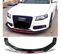 zjxcnb Auto Paraurti Anteriore Canard Lip Splitter per Audi A4 B8 S4 2008-2010, Pale Corpo Paraurti Labbro Spoiler Kit Ricambio Anti collisione