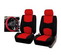 zjxcnb Auto Set Coprisedili per Peugeot 206 CC SW 207 208 307 CC/3008, Cuscino Seggiolino Proteggi Sedile Anteriori Antiscivolo Protezione Accessori,X/Red