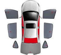 zjxhnb Tendine Parasole Finestra Automobile Parasole per Volkswagen Tiguan 2021-2023, Auto Parasole Visiera Tenda Maglia Parabrezza Anti-UV,7pcs