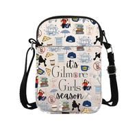 ZJXHPO Gilmore TV Show Merchandise Borsa a tracolla Borsa a tracolla Luke's Coffee regalo Rory Lorelai Lovers Gift It's Gilmore Season Messenger Bag, Gilmseasoncrs-uk