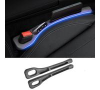 zjxtnb 2 Pezzi Riempitivo Sedili Auto per Mini Countryman (R60) 1.Generation 2011-2016 with-Cup-Holder, Striscia Riempimento Divario Sedile Lateral Gap Filler Spina Seggiolino Accessori,A/Black