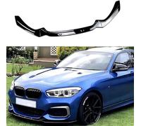 zjxwnb Spoiler Anteriore Sottoparaurti per BMW 1 Series F20 F21 M-Pack 118i 120i 2015-2019, Auto Spoiler Frontali Labbro Lama Paraurti Splitter Canard Bumper Mento Trim,Glossy-Black