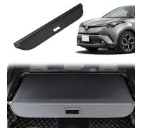 zjynb Auto Copertura Bagagliaio Retrattile per Toyota C-HR CHR 2016-2019, Mensola Cappelliera Retrattile per Auto Avvolgibile Ripiano Posteriore Copribagagli
