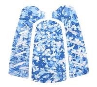 Zjythocyber 3 pezzi di tappetino antiscivolo in EVA per il deck della tavola da surf, tappetino aderente con motivo a doppio diamante e foro centrale, tappetino leggero e impermeabile per la