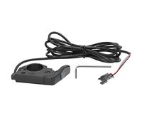 Zjythocyber Ammortizzatore a pollice per bici elettrica, acceleratore con controllo della velocità wireless con connettore SM per bici e scooter elettrici da 12 V - 72 V, impugnatura in silico