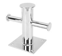 Zjythocyber Bitta a Croce Singola da 135 mm, Cima di ormeggio in Acciaio Inossidabile Grado Marino 316 per Yacht e Barche da Pesca, Bitta di attracco Resistente alla ruggine con Finitura Lisci