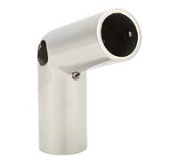 Zjythocyber Raccordo per corrimano da Barca a 2 Vie da 22 mm, connettore a Gomito a 110°, Hardware Marino in Acciaio Inox 316 antiruggine per Yacht e Navi con Diametro Interno del Foro Rotondo