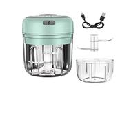 Zjyufy 2 Pezzi Mini Tritatutto Elettrico Tritatutto per Aglio Tritatutto Elettrico Mini Frullatore Robot da Cucina Tritatutto per Aglio con Ricarica Usb per Verdura Frutta Aglio Cipolla