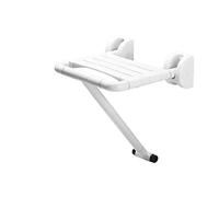 ZJYWMM Sgabello con ribaltina a Parete, Sedia da Doccia Pieghevole, Sedile da Bagno Pieghevole per Aiutare Gli Anziani, Le Donne Incinte e i disabili a Fare Il Bagno (Color : A, Size : (2