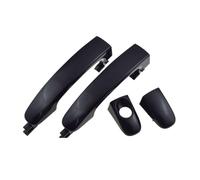 ZJYZYQ Maniglia Esterna Porta Auto Per Ford Per Ranger Per Everest Per T6 2012-2020 Cromo O Nero Esterno Auto Maniglia Porta Anteriore Posteriore Sinistra Destra