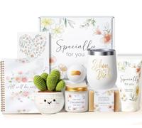 ZJZG Set regalo benessere da donna, 9 pezzi, con bicchiere in acciaio inox da 1,2 l