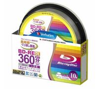 ZK 10 dischi Blu-ray vuoti Verbatim 50 GB 2x BD-RE bluray VBE260NP10SV1 mandrino