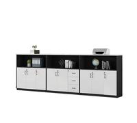 ZKALQECNF Cassettiera Scrivania Mobiletto portadocumenti in legno con combinazione multipla, mobiletto portaoggetti rimovibile con più ante e più cassetti Armadietto Per Documenti
