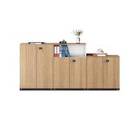 ZKALQECNF Cassettiera Scrivania Mobiletto portaoggetti corto in legno originale for ufficio, con tre combinazioni di dati e serratura Armadietto Per Documenti