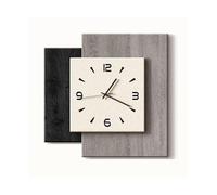 ZKALQECNF Minimalist Wall Clock Sandstone Texture Unique Shape Battery Operated Silent Cucina(Grande)