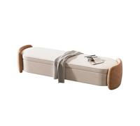 ZKALQECNF Panche punta letto Panca con contenitore for letto matrimoniale di lusso, con letto frontale, divano lungo, panca for ingresso e scarpiera Panca Contenitore(Yellow,Piccolo)