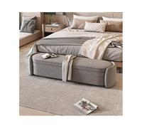 ZKALQECNF Panche punta letto Panca con contenitore for letto matrimoniale di lusso, con letto frontale, divano lungo, panca for ingresso e scarpiera Panca Contenitore(Dark Gray,Grande)